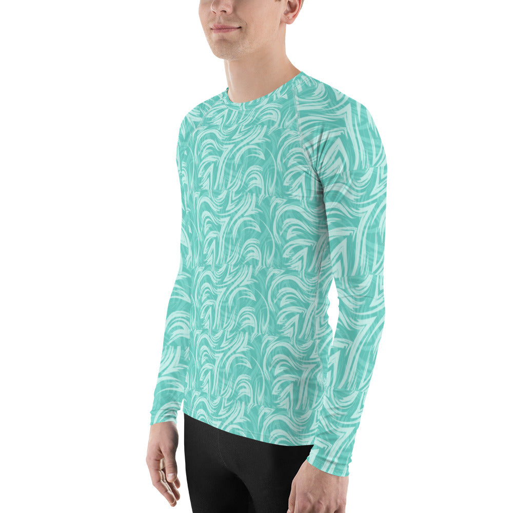 "Greens of Bali" Men's Rash Guard