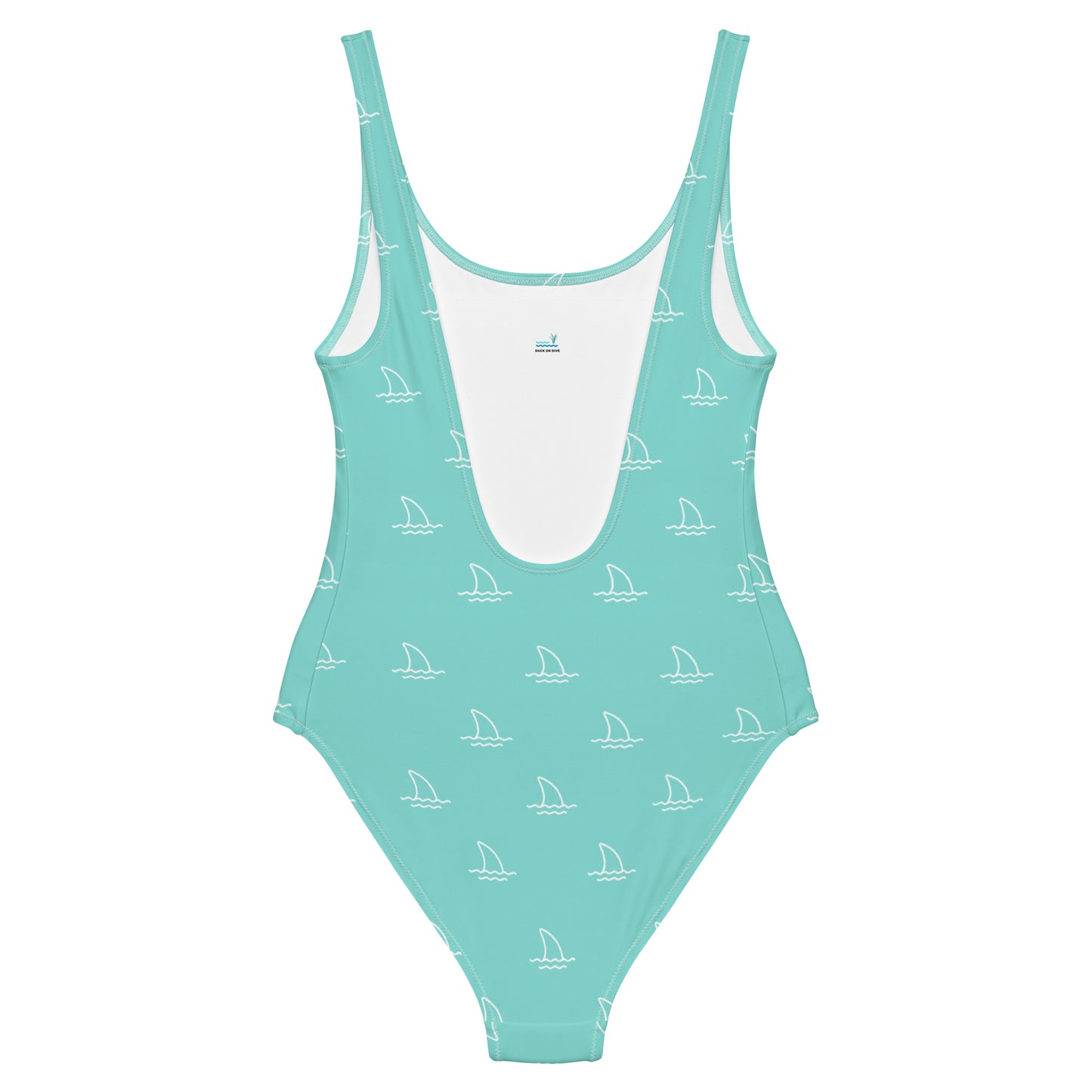 "Shark in Waves" One-Piece Swimsuit