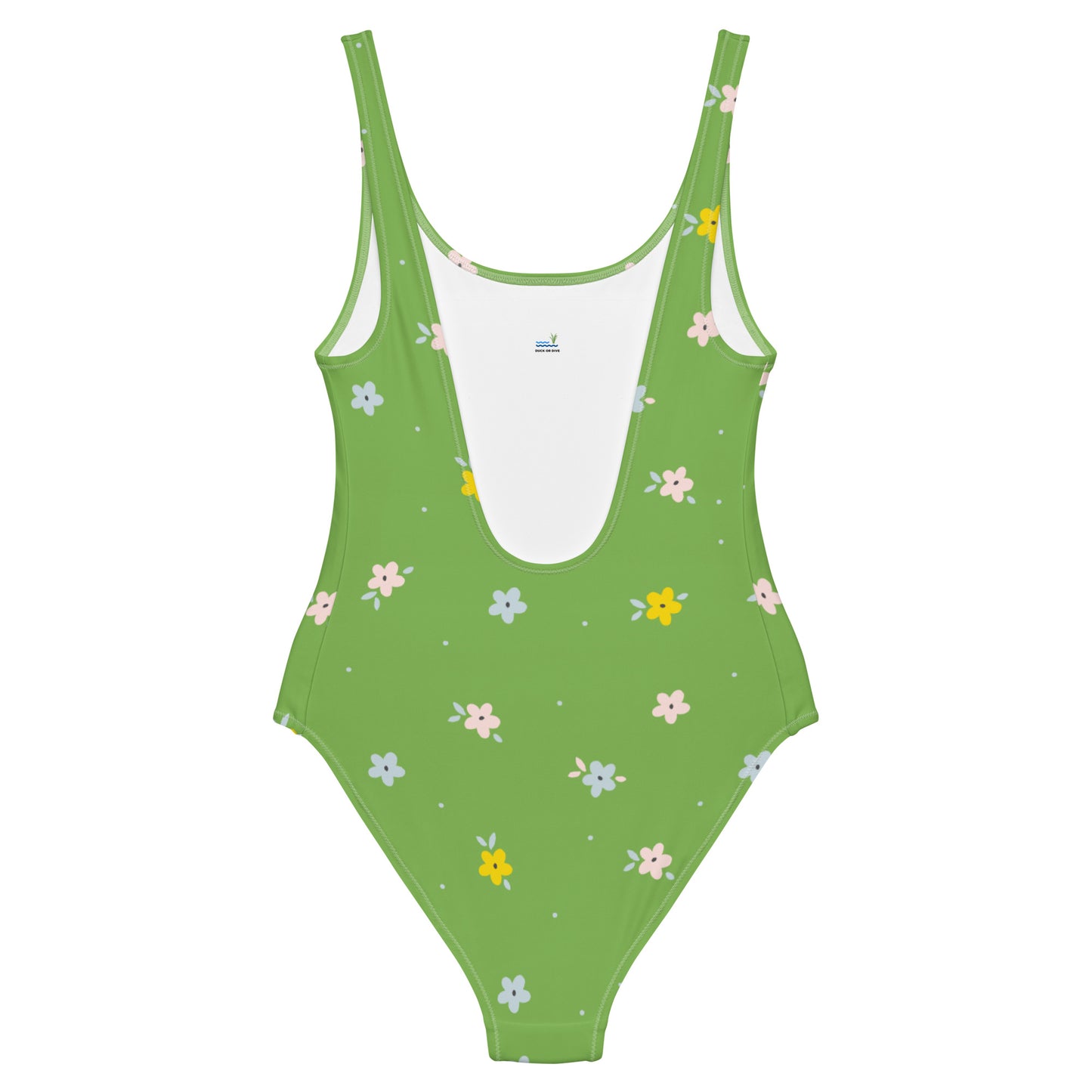 Spring Green One-Piece Swimsuit