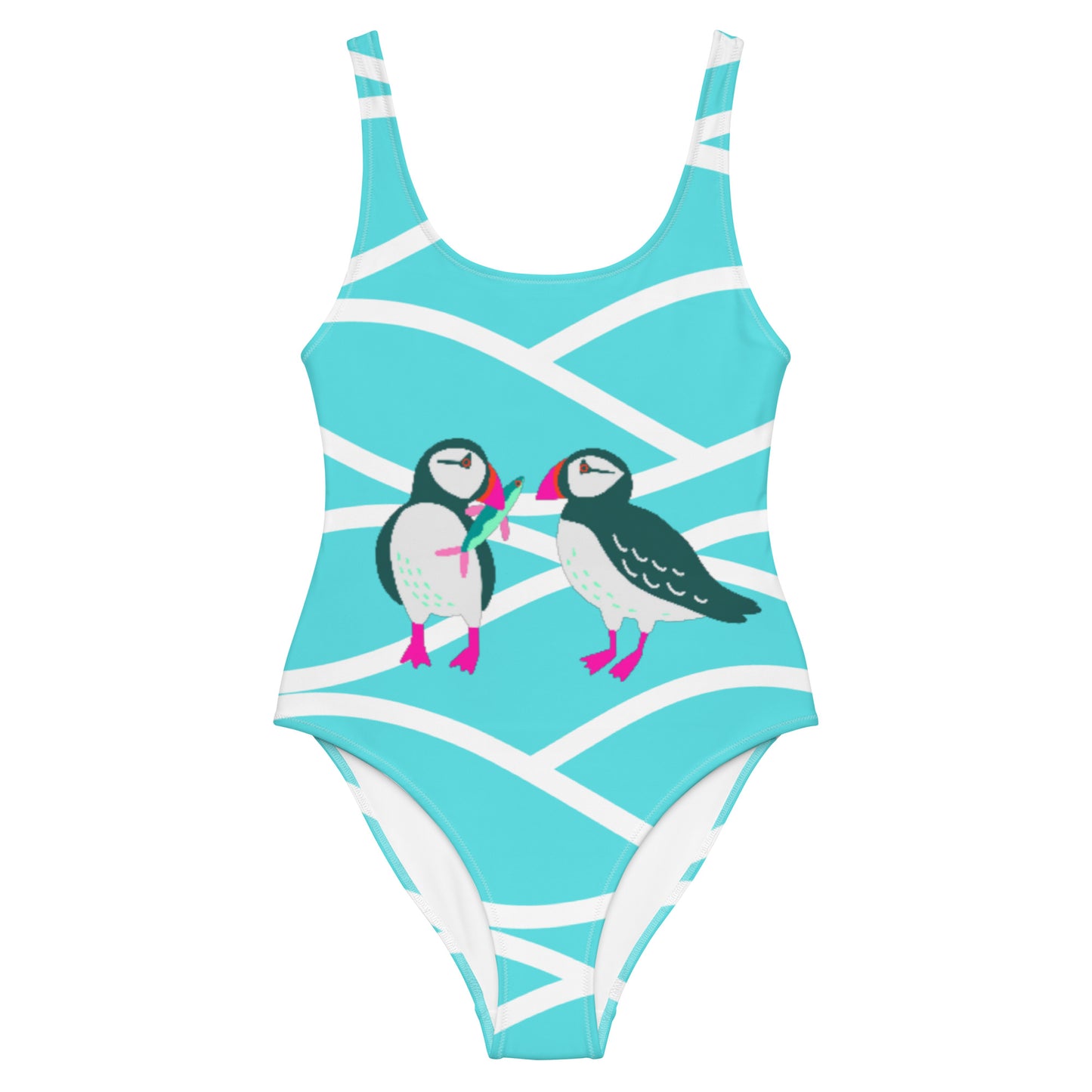 Puffin Pals One-Piece Women's Swimsuit