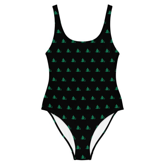 Tree Emblem One-Piece Swimsuit