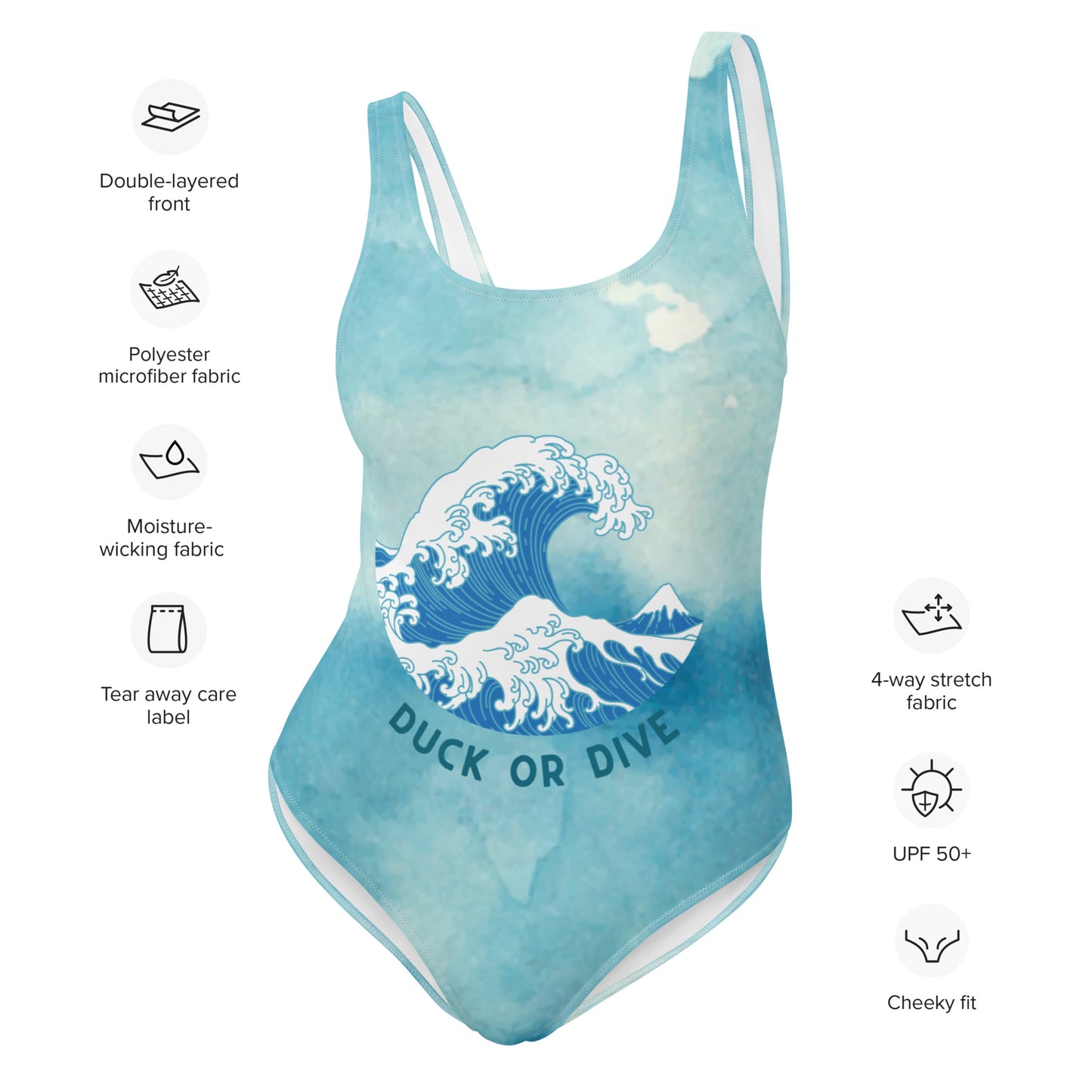 Waves Swim One-Piece Swimsuit