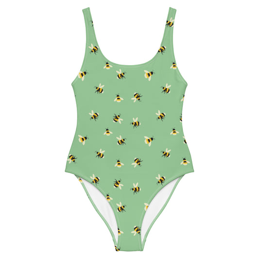Busy Busy Bees One-Piece Swimsuit