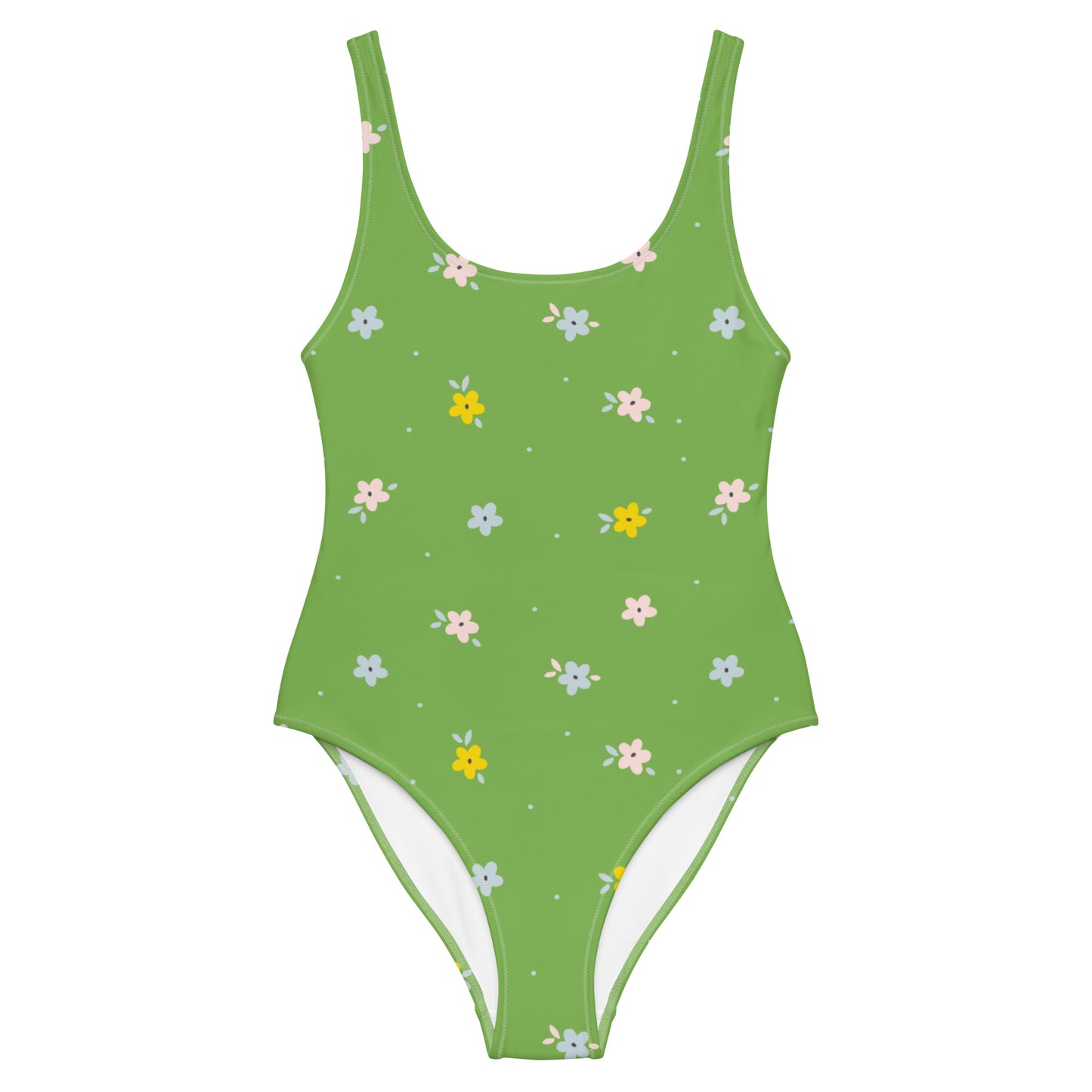 Spring Green One-Piece Swimsuit