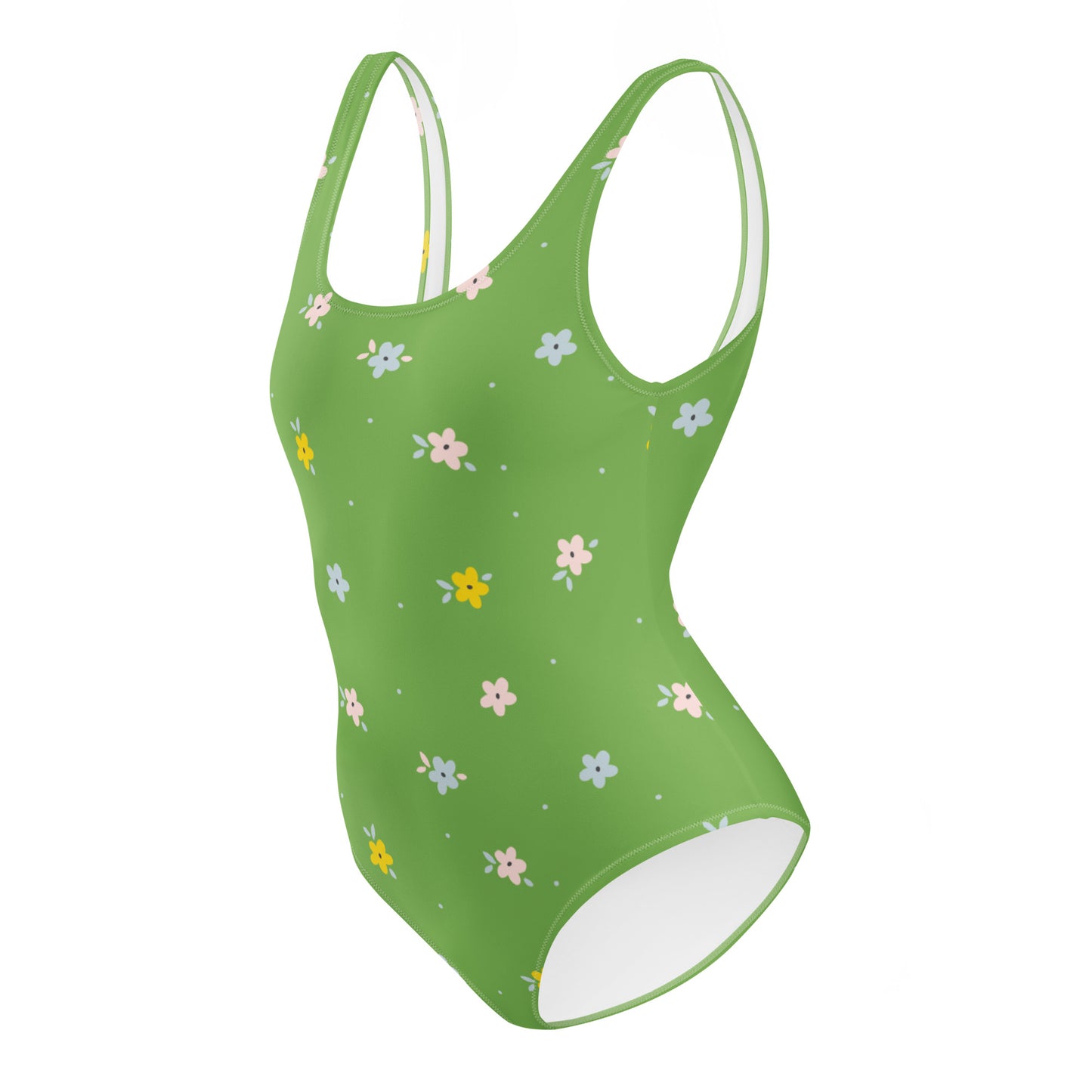 Spring Green One-Piece Swimsuit