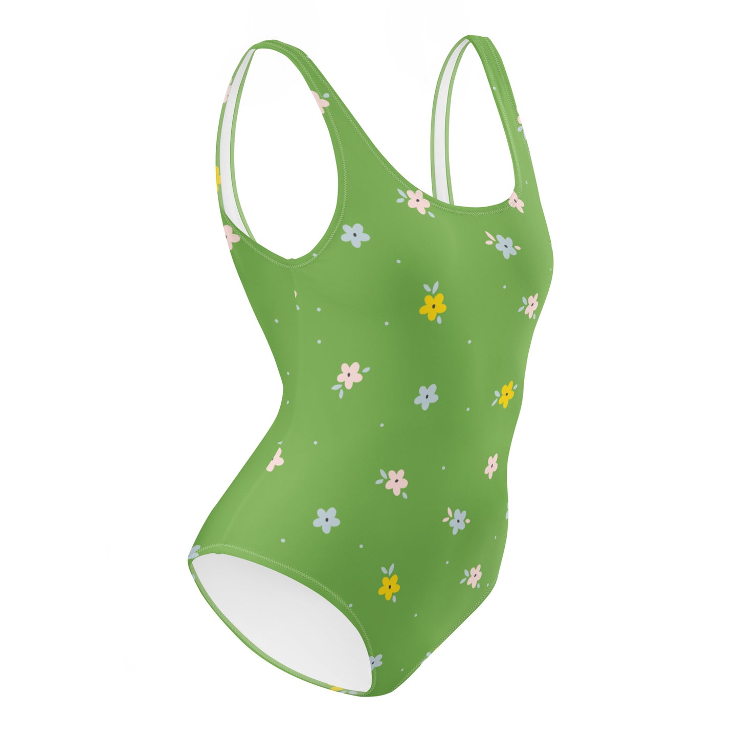 Spring Green One-Piece Swimsuit