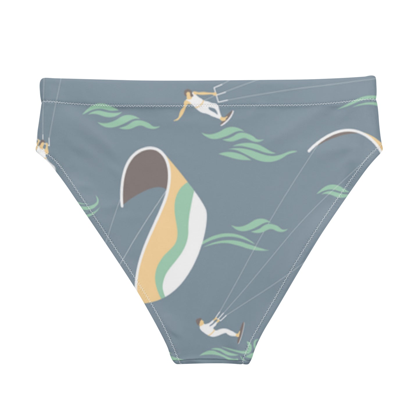 Wind Surfing High-Waisted Bikini Bottom