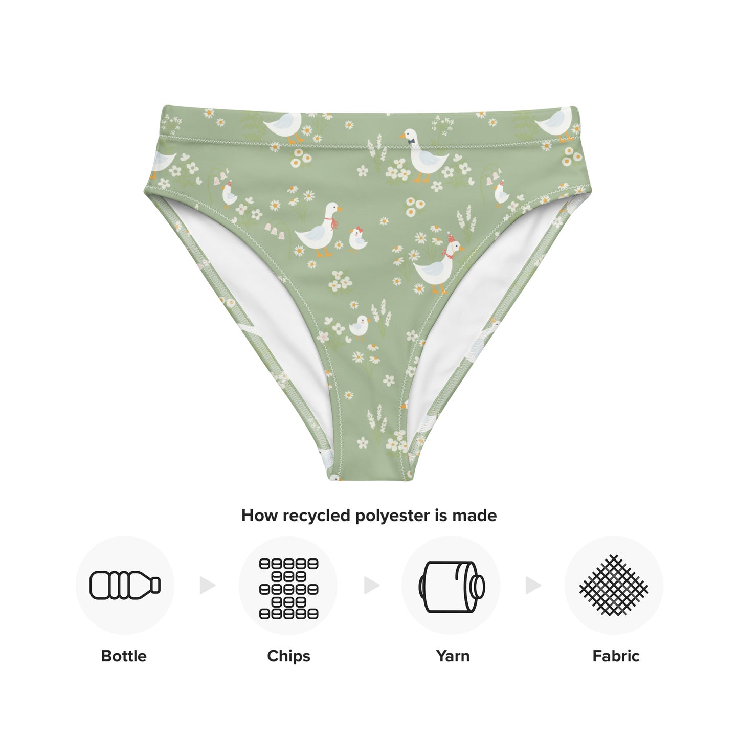 Ducks & Flowers Bikini Bottoms