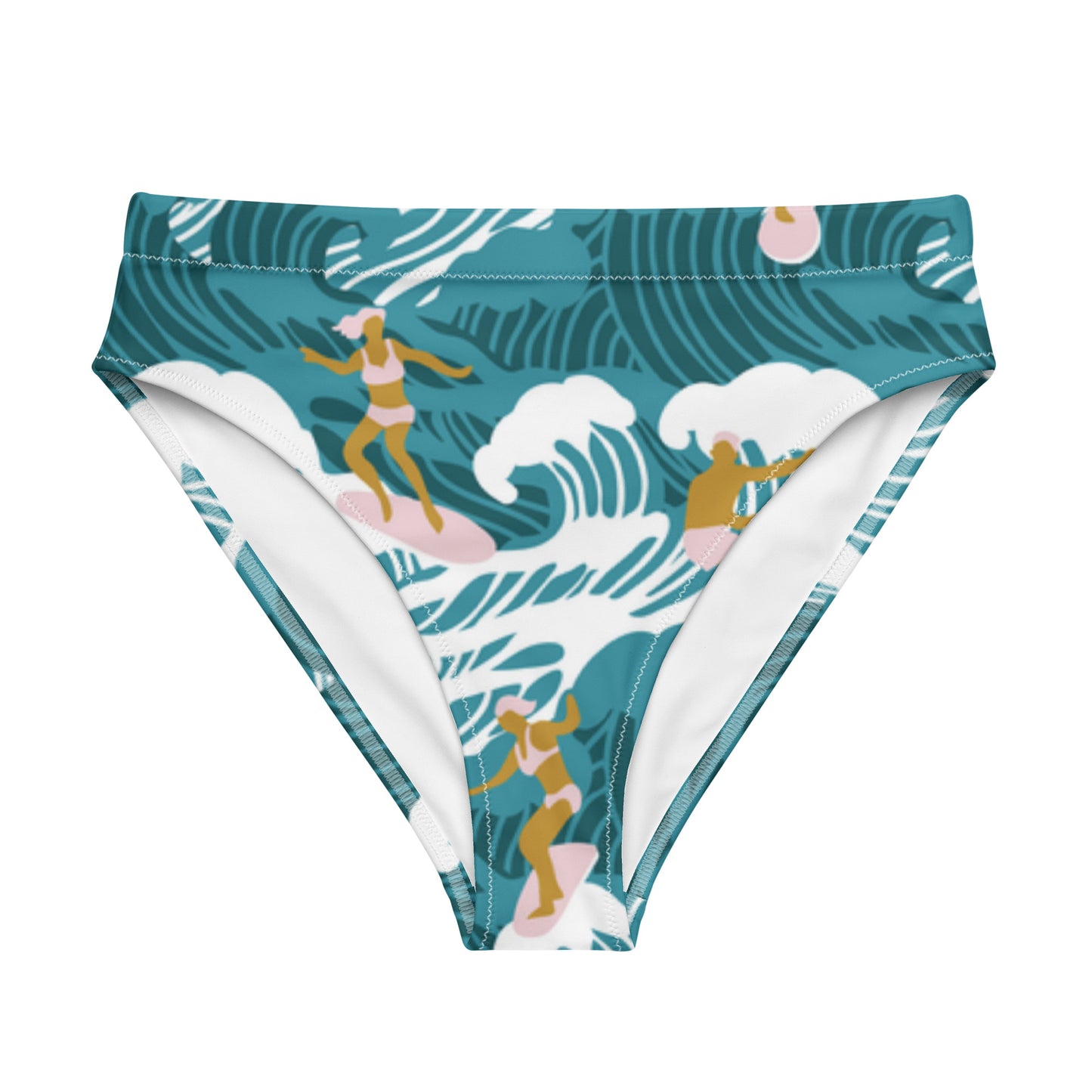 Surfers Recycled High-Waisted Bikini Bottom