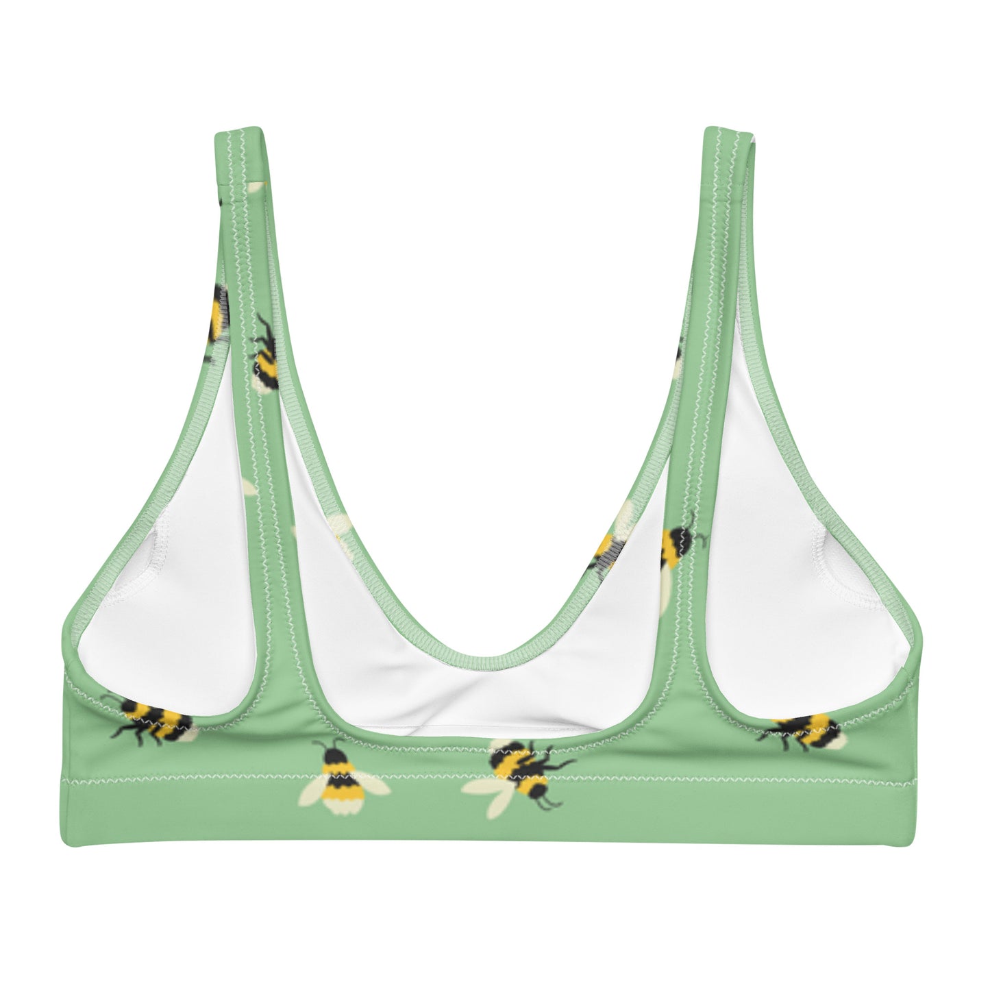 Busy Bees Recycled Bikini Top