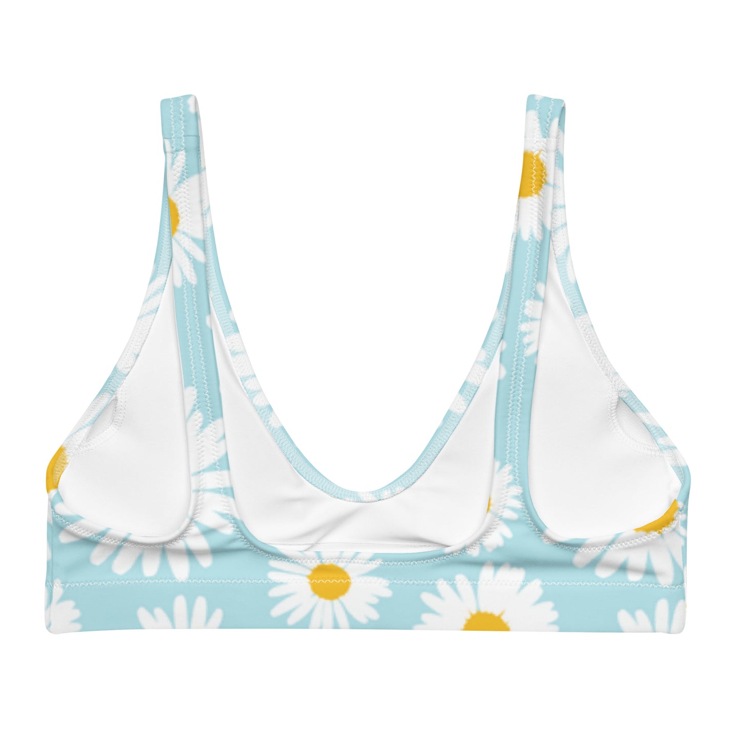 Daisy Blue Recycled Bikini Top