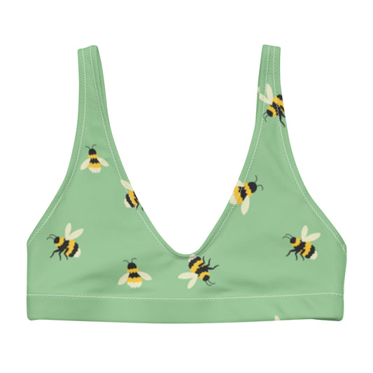 Busy Bees Recycled Bikini Top