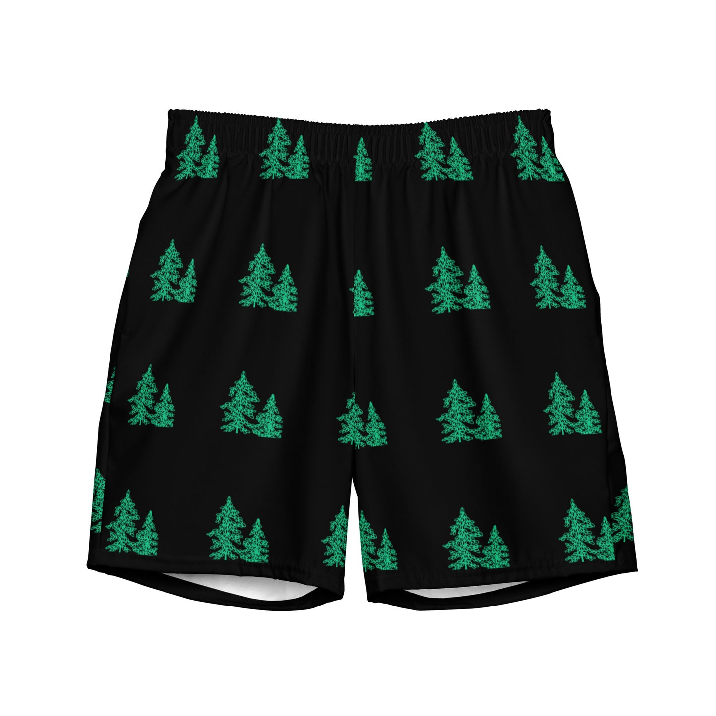 Tree Pattern Men's Swim Trunks