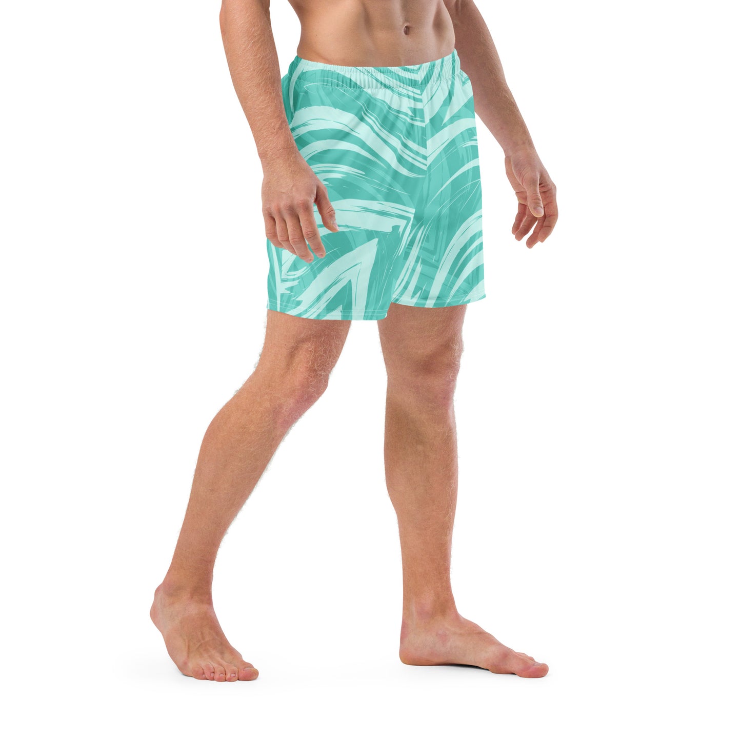 "Greens of Bali" Men's Swim Trunks