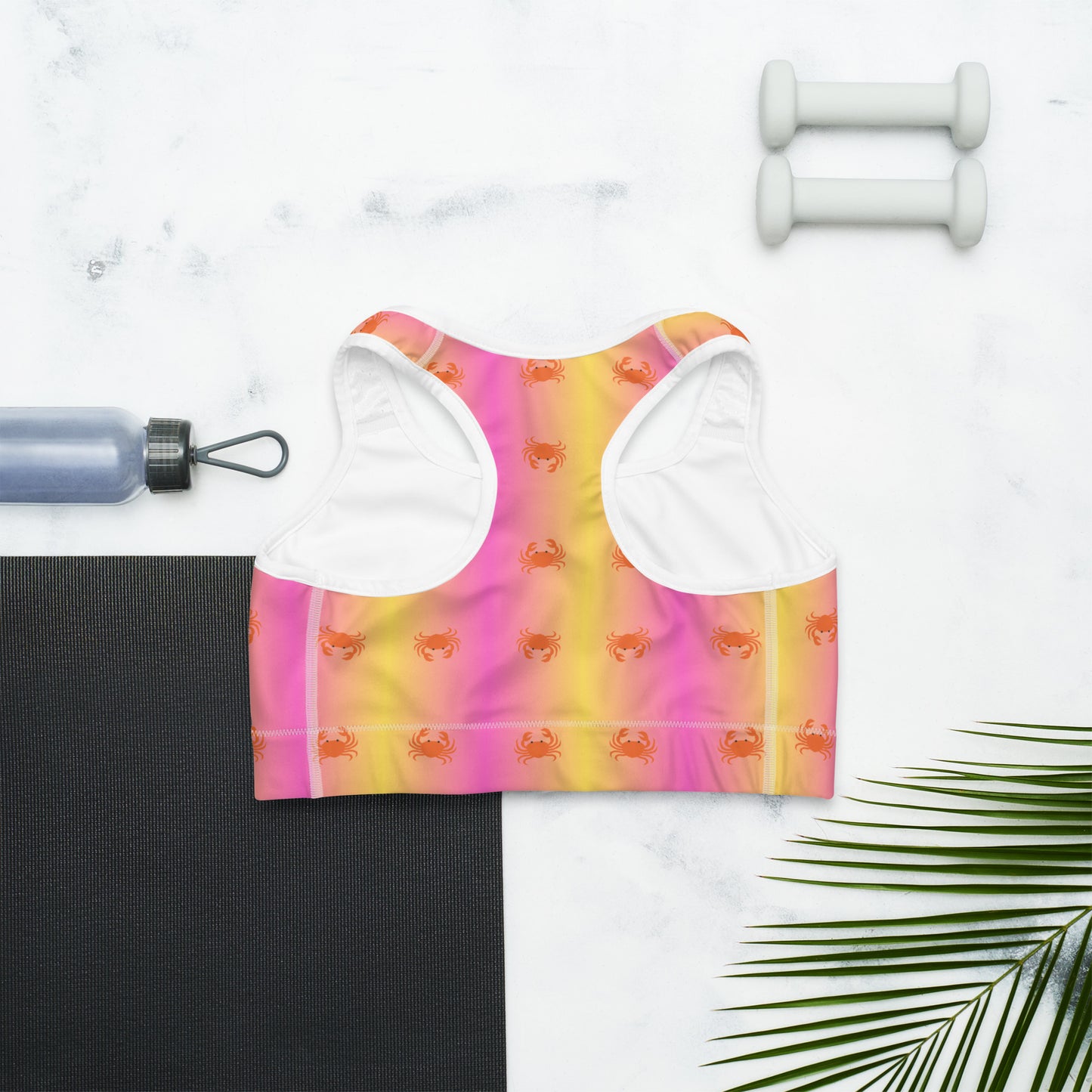 Crab & Tie Dye Sports Bra