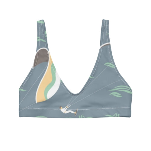 Wind Surfing Recycled Padded Bikini Top