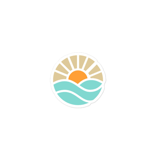 Sun & Waves Sticker