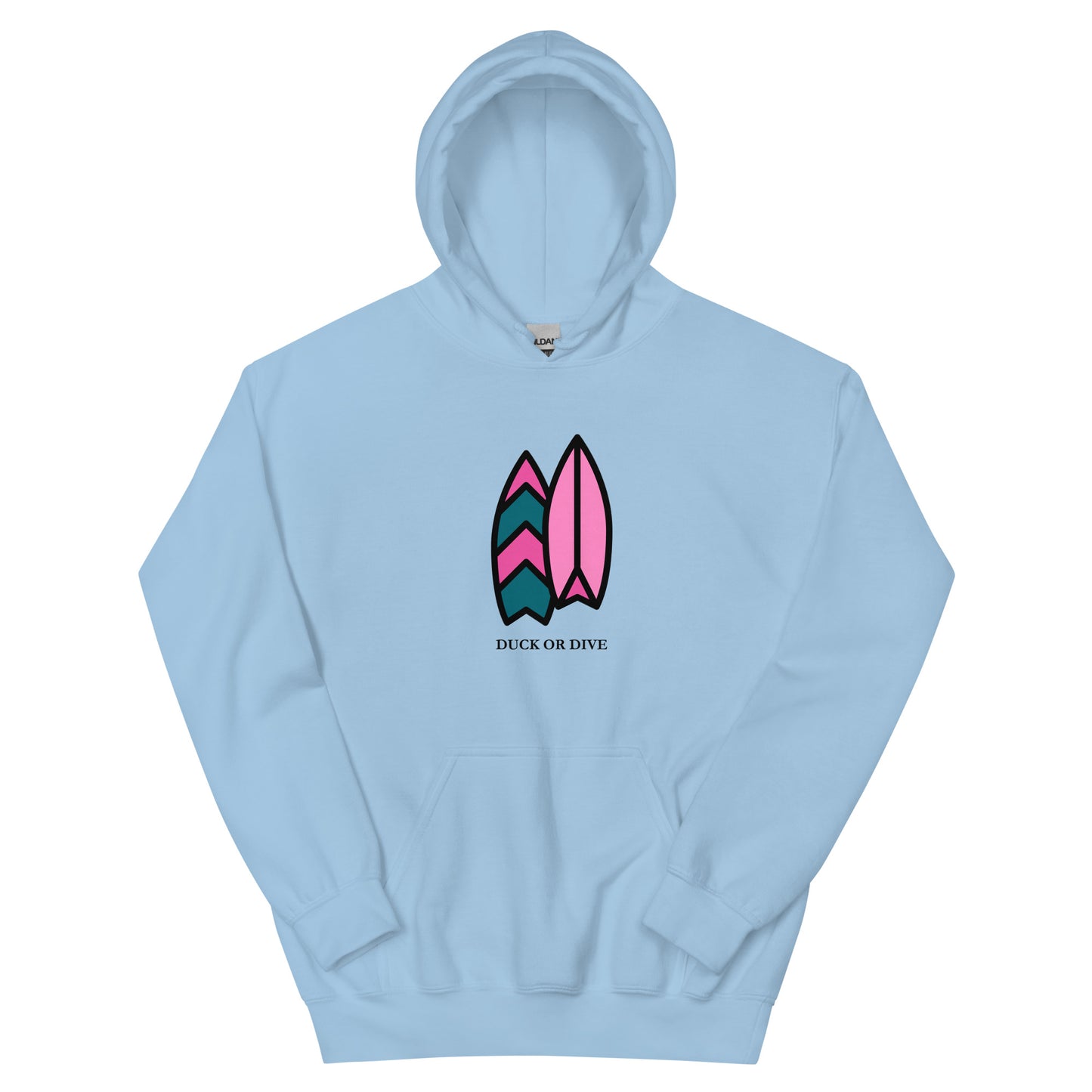 "Surfboard & Waves" Unisex Hoodie