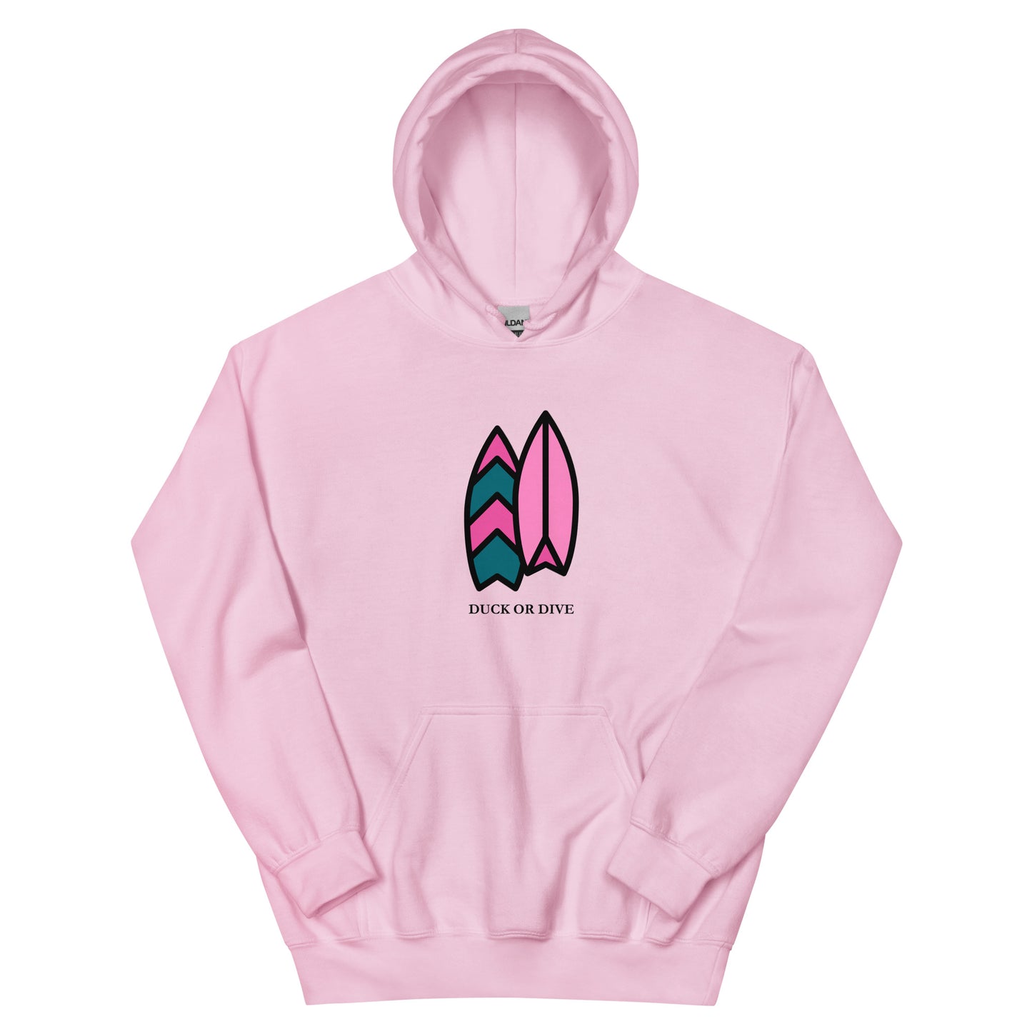 "Surfboard & Waves" Unisex Hoodie