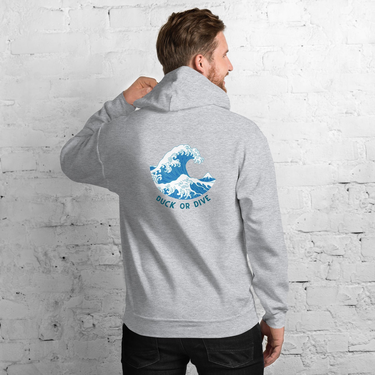 "Surfboard & Waves" Unisex Hoodie