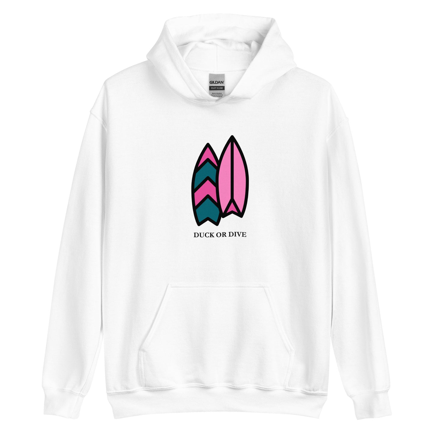 "Surfboard & Waves" Unisex Hoodie