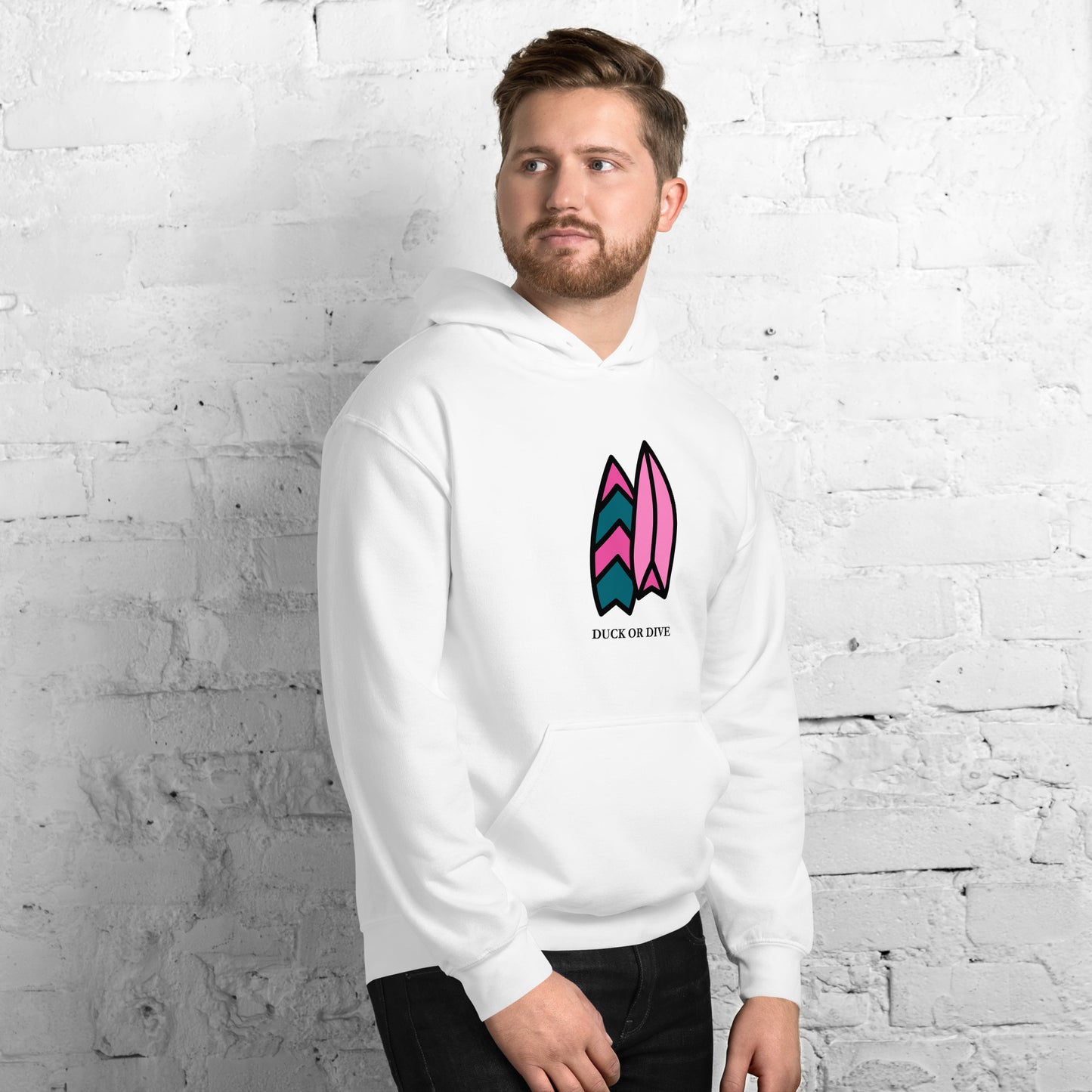 "Surfboard & Waves" Unisex Hoodie