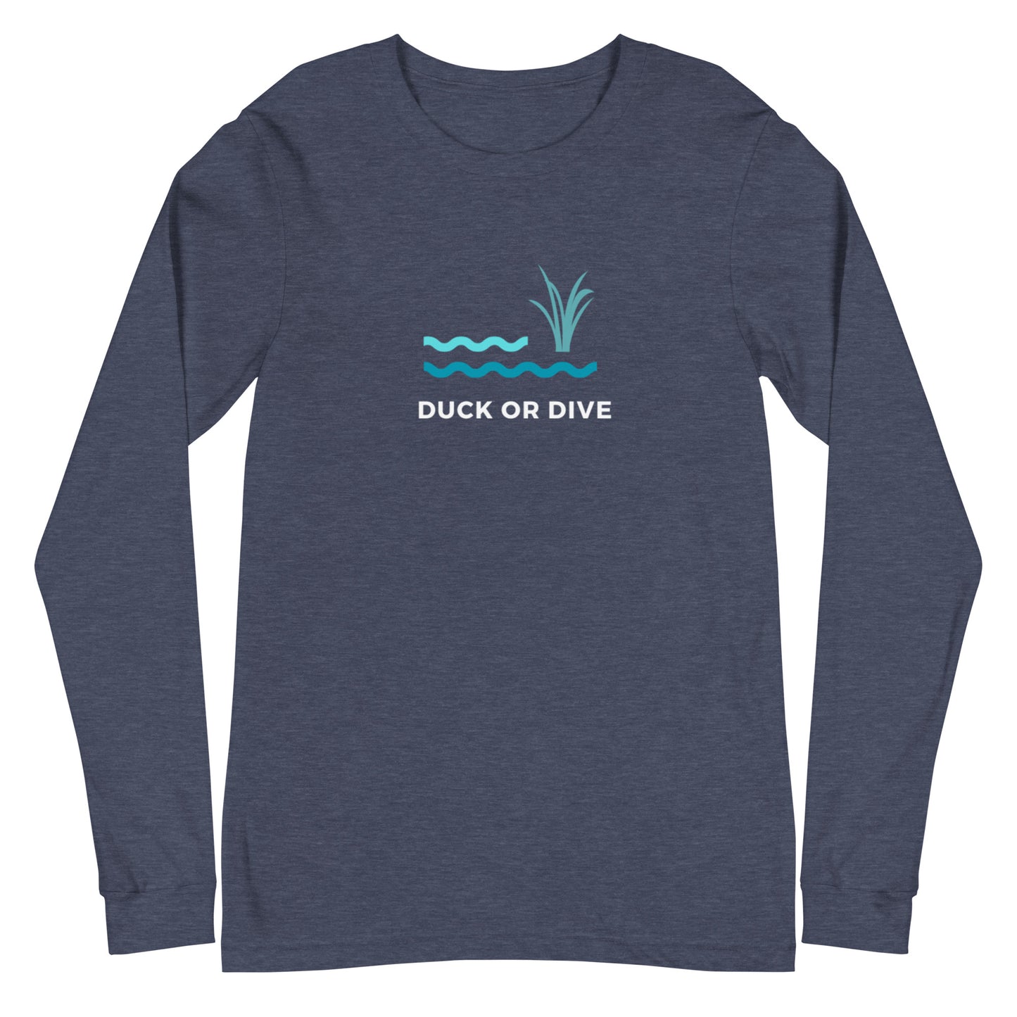 Duck or Dive Sign Post Unisex Long Sleeve Top