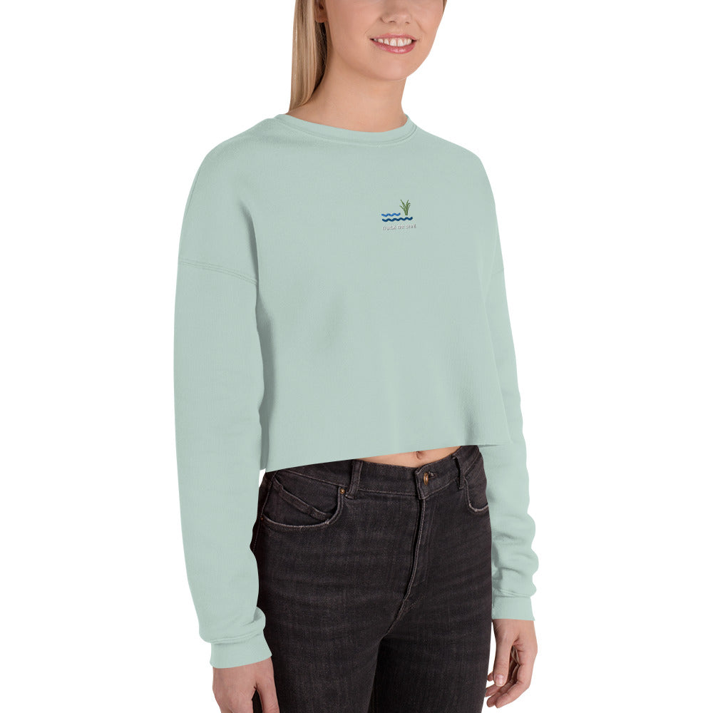 "Travel Is Our Passion Women's" Crop Sweatshirt