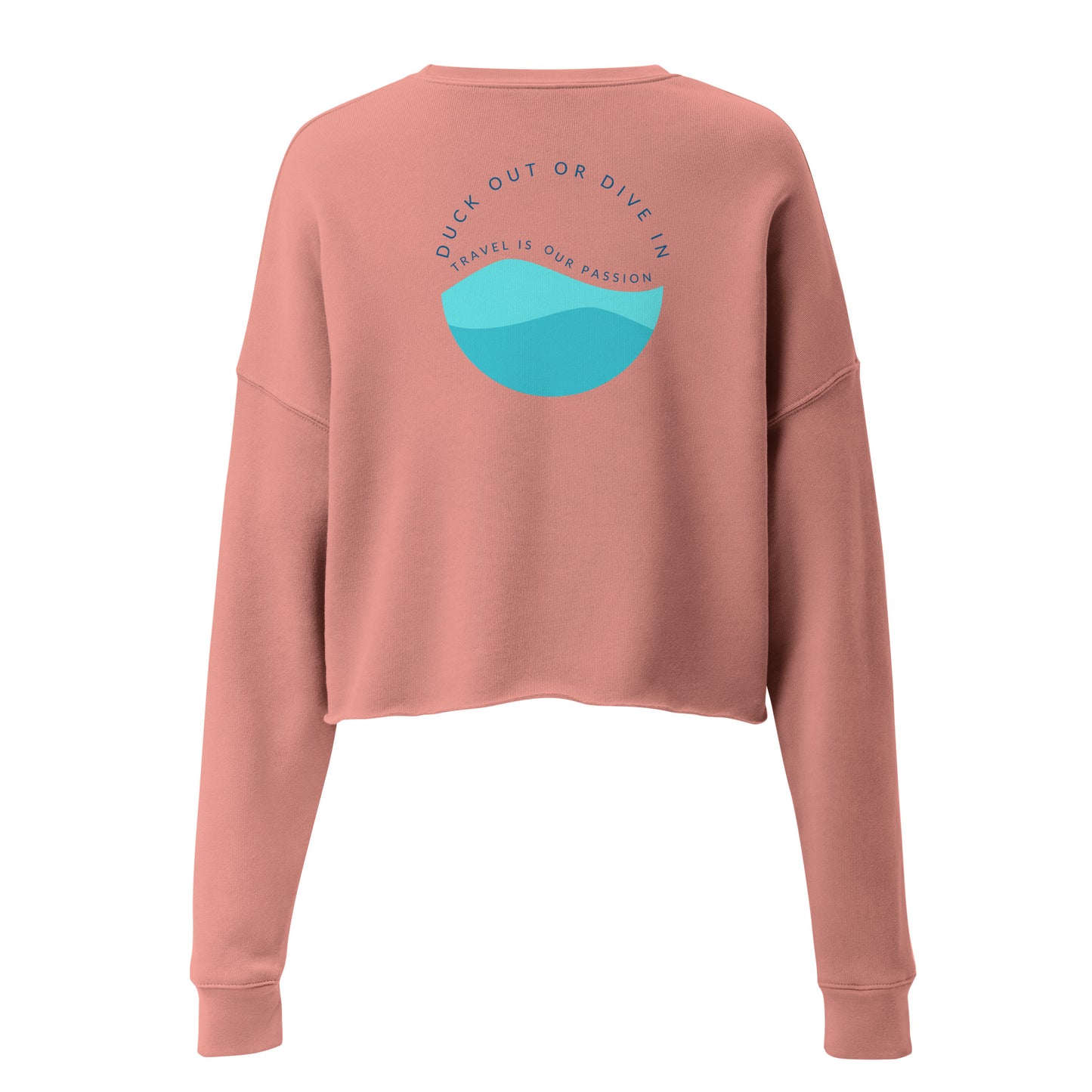 "Travel Is Our Passion Women's" Crop Sweatshirt